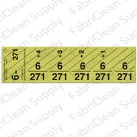 TAG STRIP 5/ YELLOW WITH STRIPE STS 1510