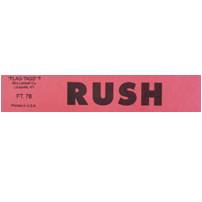 TAG "RUSH" RED EO365 FT-78 EOT 6390 IT51DIST