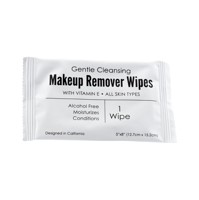 HA-AC-28 MAKEUP REMOVER WIPES INDIVIDUAL PACKET 500/CASE