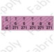 TAG STRIP 4/ PINK WITH STRIPE